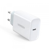 Incarcator Retea UGREEN CD127, 30W, 3A, 1 x USB-C, Alb