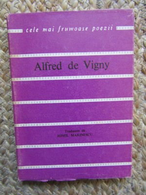 Versuri alese - Alfred de Vigny foto