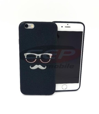 Toc TPU Plush Glasses &amp;amp; Moustache Samsung Galaxy S7 foto