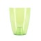 Ghiveci din plastic Miltonia crystal, pentru orhidee, verde, D 13.3 cm