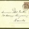 Belgium 1888 Postal History Rare Cover Bruxelles to city D.320