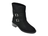 Ghete FLAVIA PASSINI negre, AC5851, din piele intoarsa