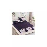 Cumpara ieftin Husa de Pat + 2 Fete de Perna din Finet 180x200cm - JO835 Pisicuta Alba