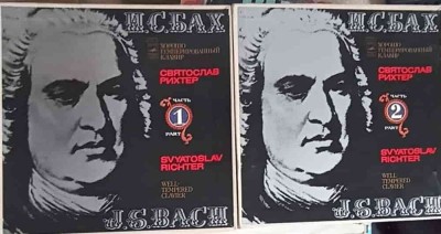 Disc vinil, LP. The Well-Tempered Clavier VOL.1-2 2xSETBOX CU CATE 3 DISCURI VINIL-J.S. Bach, Sviatoslav Richter foto