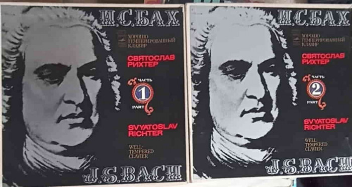 Disc vinil, LP. The Well-Tempered Clavier VOL.1-2 2xSETBOX CU CATE 3 DISCURI VINIL-J.S. Bach, Sviatoslav Ri-241625