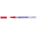 Marker cu vopsea Uchida DecoColor varf extrafin 0.8 mm rosu