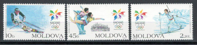 Moldova 1998 263/65 MNH - JO Nagano foto