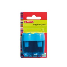Ascutitoare dubla plastic bicolora/blister