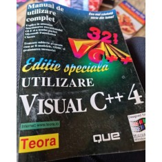 Editie speciala, utilizare Visual C++4, manual de utilizare complet