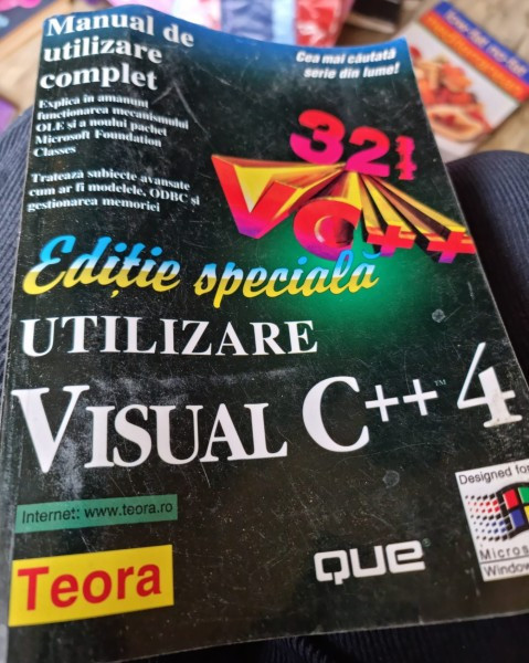 Editie speciala, utilizare Visual C++4, manual de utilizare complet