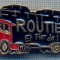 AX 367 INSIGNA AUTOMOBILISTICA- ROUTIER - ET FIER DE L&#039;ETRE ! -PASIUNEA CAMIOANE