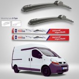 Cumpara ieftin Ștergătoare Renault Trafic II FL Van L1H2 (2001&ndash;2006) Flat | Set față &ndash; TeamCar&reg;