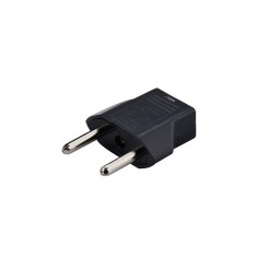 Adaptor priza MRG C-357, US la Europa, 6A, Negru C357