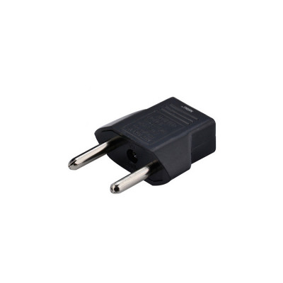 Adaptor priza MRG C-357, US la Europa, 6A, Negru C357 foto