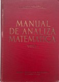 Manual de analiza matematica, vol. I - M. Nicolescu (coperta putin uzata)