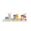 Trenulet cu forme - Animalute vesele, BigJigs Toys