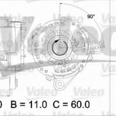 Generator / Alternator SKODA OCTAVIA I Combi (1U5) (1998 - 2010) VALEO 437477