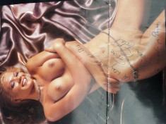 Calendar playboy autograf Gina Pistol