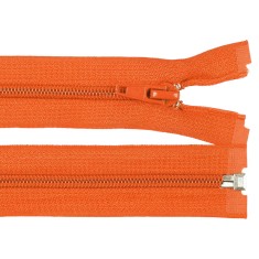 Fermoar spiralat detasabil Crisalida, lungime 30 cm Portocaliu