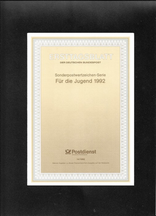 Germania FDC 14.1992