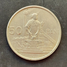 Moneda 50 bani 1955 RPR necuratata