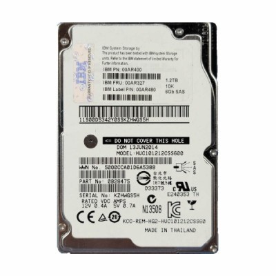 Hard Disk Server 1.2TB SAS 6Gbps 10k HGST Ultrastar C10K1800 HUC101812CSS201 foto