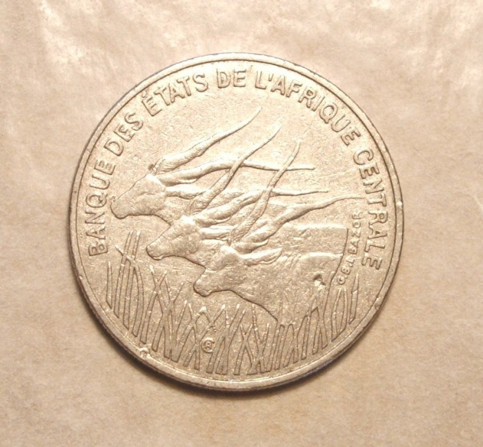 AFRICA CENTRALA 100 FRANCI 1998