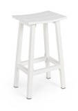 Cumpara ieftin Scaun bar aluminiu alb Skipper 41.8x31x71 cm
