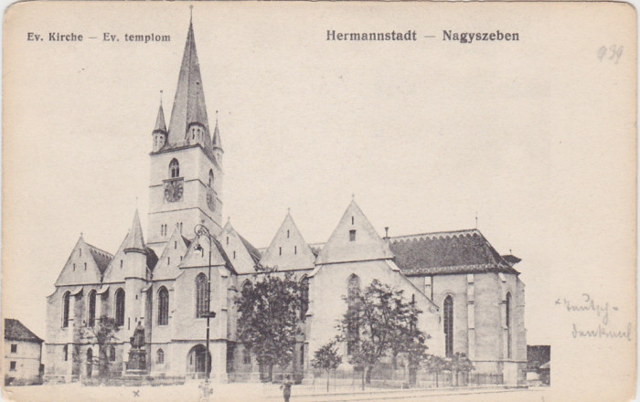 CP SIBIU Hermannstadt Biserica Evanghelica ND(1917)