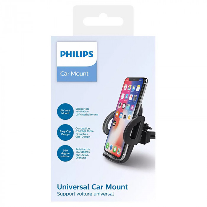 Suport telefon auto PHILIPS DLK3531 pentru grila artisire