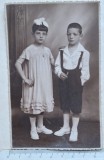 Fotografie copii &ndash; București 1933 &ndash; Foto Herman Dubsky &ndash; Alexandrina &amp; Tudorel