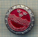 Y 604 INSIGNA -SIMFRAMJANDET - SIMBORGARMARKE -INOT -SUEDIA -PENTRU COLECTIONARI