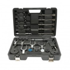 Trusa ciocan pneumatic cu dalti, furci de separare, capete, presiune 6-8 bar 25 piese Breckner Germany