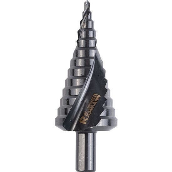 Burghiu pentru metal, in trepte, nitrura de titan, spiralat, 4-39 mm, Richmann Exclusive
