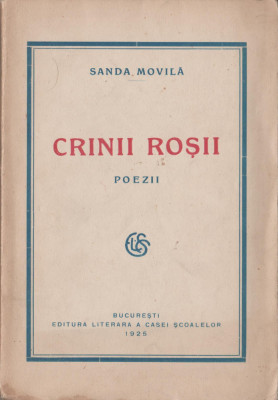 Sanda Movila - Crinii rosii. Poezii foto