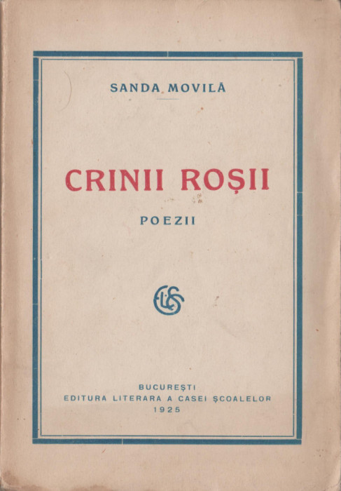 Sanda Movila - Crinii rosii. Poezii