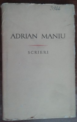 myh 542s - Adrian Maniu - Versuri - ed 1968 foto