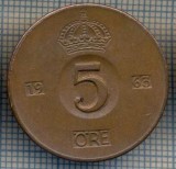 AX 1429 MONEDA- SUEDIA - 5 ORE -ANUL 1963 -STAREA CARE SE VEDE