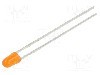 Dioda LED, 2,9mm, ambra, 15mcd, 20mA, 2,1...2,5V, LUMEX - SSL-LX3044AD