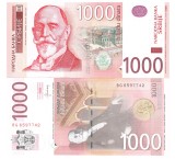 Serbia 1000 Dinari 2003 P-44b UNC Bancnota Straina Europa