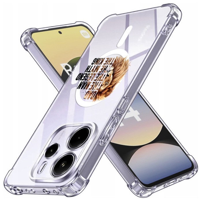 Husa antisoc pentru xiaomi redmi note 14 4g (standard) - airbag tpu, col&Egrave;uri ranforsate - the man the myth