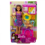 BARBIE SET PAPUSA BARBIE PUP ADOPTION SuperHeroes ToysZone, Mattel