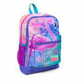 Cumpara ieftin Ghiozdan cu 4 compartimente, Coral High, model flamingo