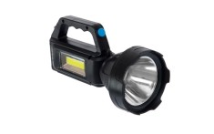 Lanterna solara reincarcabila, Acumulator Li-Ion, PowerBank USB, LED lateral,