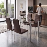 Nolen 4+1 set de sufragerie maro