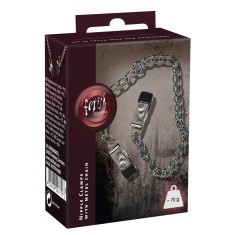 Lant sfarcuri si cleme, Boob Chain with Nipple Clamps#