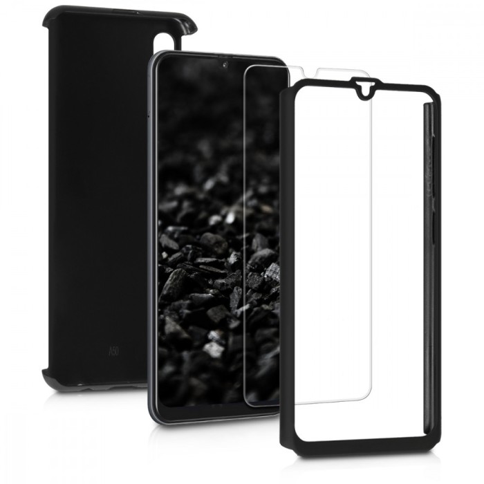 Husa pentru Samsung Galaxy A50, Policarbonat, Negru, 48065.68