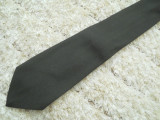 WIESINGER, cravata neagra de stofa, Negru