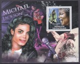 DB1 Muzica Michael Jackson Rep. Centrafricana Africa Centrala 1 SS MNH, Nestampilat