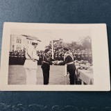 Fotografie tip carte postala an 1930 , Principele Mihai si Regele Carol II